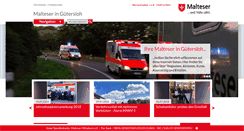 Desktop Screenshot of malteser-guetersloh.de